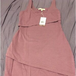 NWT Synergy organic cotton sleeveless dress purple size XS